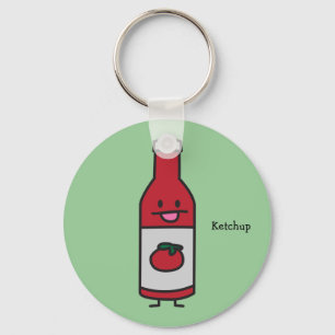 Ketchup Bottle Tomato Sauce Table condiment fancy Keychain