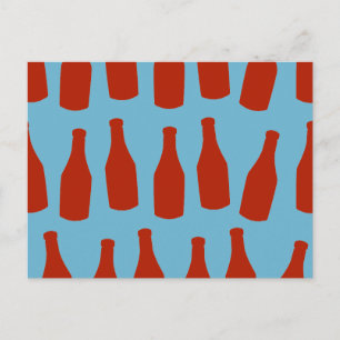 Ketchup Bottles Postcard