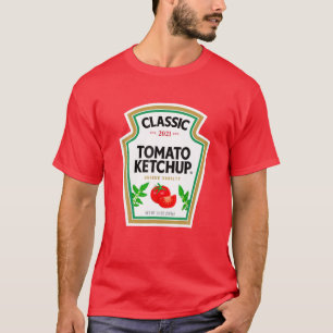 Ketchup Costume Matching Couples Groups Halloween T-Shirt