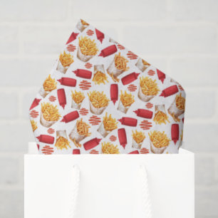 Ketchup & Fries Tissue Paper