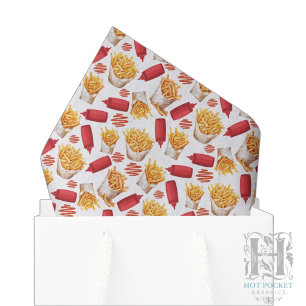 Ketchup & Fries Tissue Paper