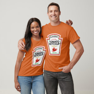 Ketchup Halloween Costume Matching Mustard  T-Shirt