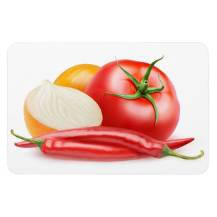 Ketchup ingredients magnet