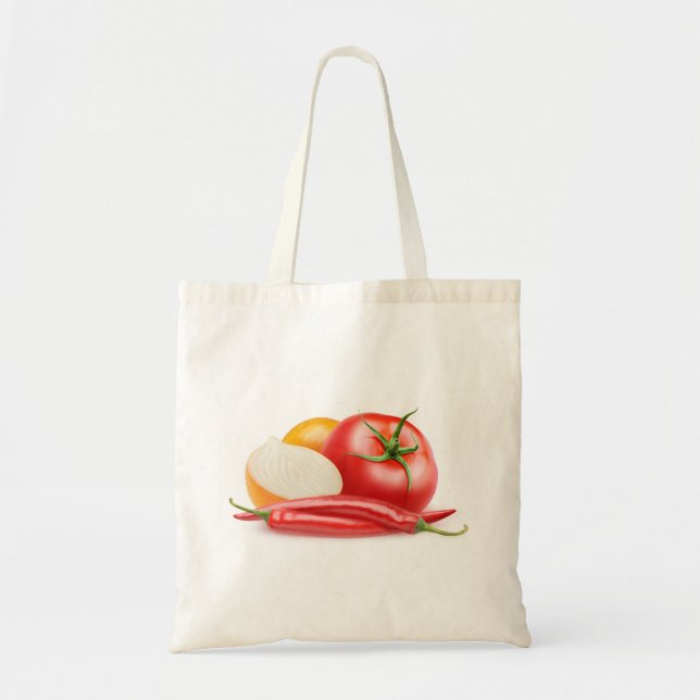 Ketchup ingredients tote bag (Front)