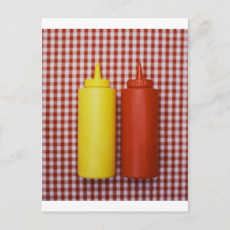 Ketchup & Mustard Postcard