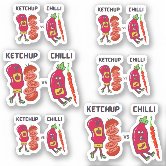 Ketchup vs Chilli  (Front)