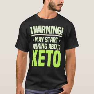 Keto Diet Ketogenic Ketosis Low Carb Dietician Nut T-Shirt