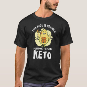 Keto Diet Workout Nutritionist Avocado Ketogenic D T-Shirt