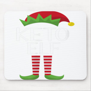 Keto Elf Family Matching Group Christmas Party Paj Mouse Pad