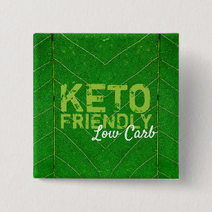 Keto Friendly Low Carb 2 Inch Square Button