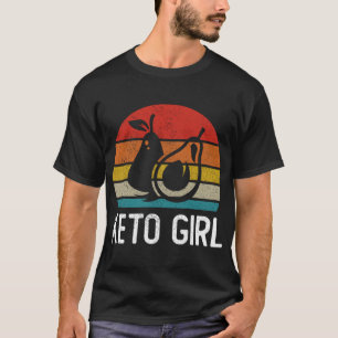 Keto Girl, Funny Ketogenic Diet Avocado Fruit Love T-Shirt