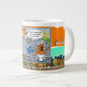 Keto Kitty Absurd Situational Humor Large Coffee Mug