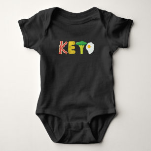 Keto Low Carb Diet Lifestyle weight loss Nutrition Baby Bodysuit