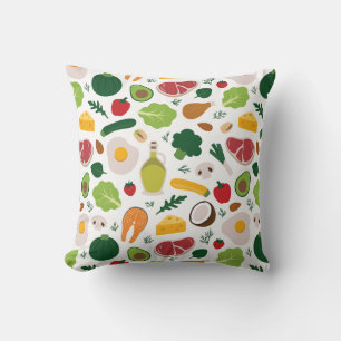 Keto Throw Pillow