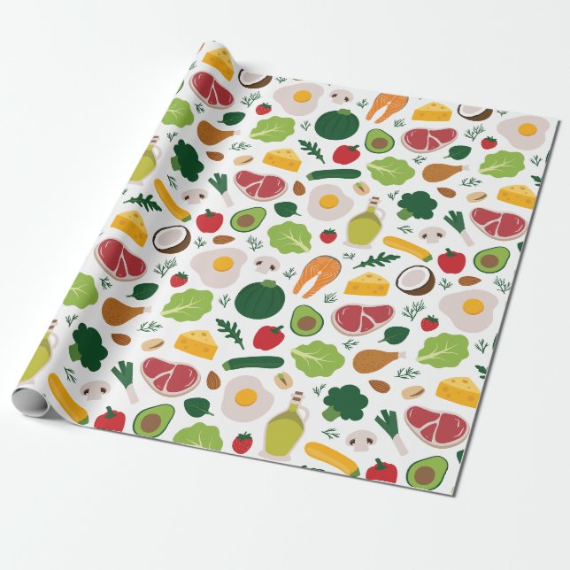Keto Wrapping Paper (Unrolled)