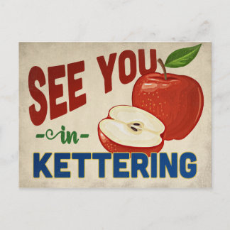 Kettering Ohio Apple - Vintage Travel Postcard