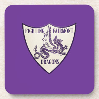 Kettering, Ohio Fighting Fairmont Dragons Logo Coaster