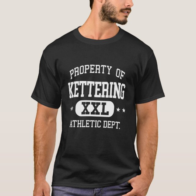 Kettering Retro Athletic Property Dept T-Shirt (Front)