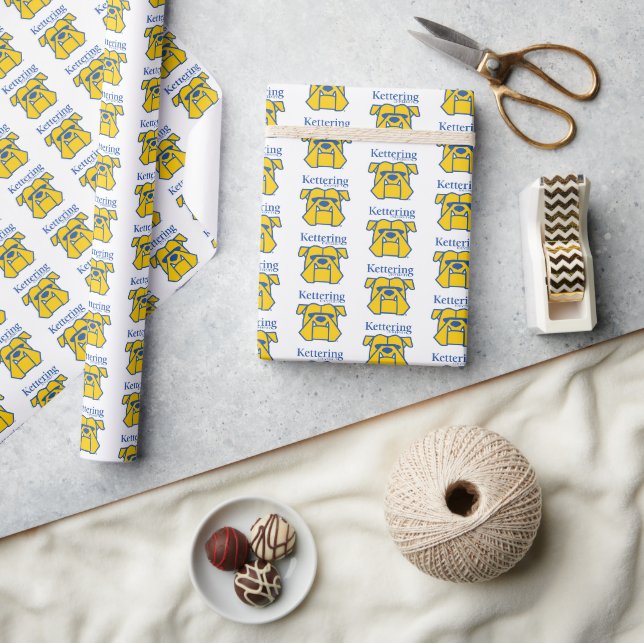 Kettering University Bulldogs Wrapping Paper (Crafts)