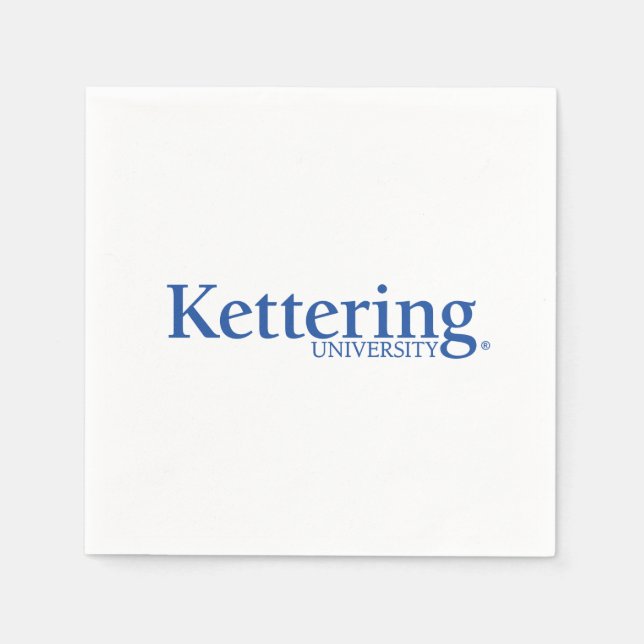 Kettering University Logo Napkin (Front)