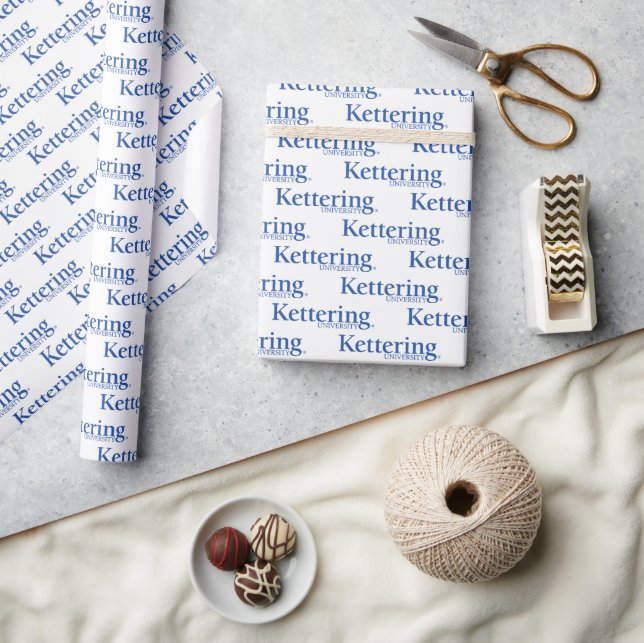 Kettering University Logo Wrapping Paper (Crafts)