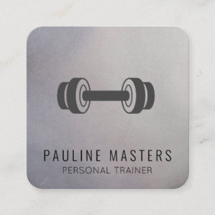 Kettle Bell Dumbell Icon   Personal Trainer Appointment Card