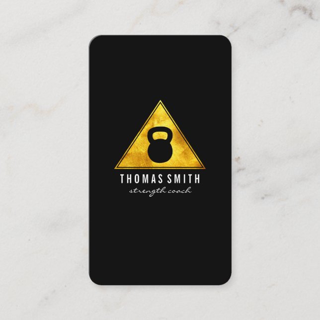 Kettle Bell Personal Trainer Appointment Card (Front)