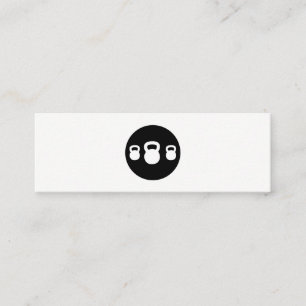 Kettle Bell Personal Trainer Mini Business Card