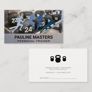 Kettle Bell Rack   Personal Trainer   Runners Appointment Card
