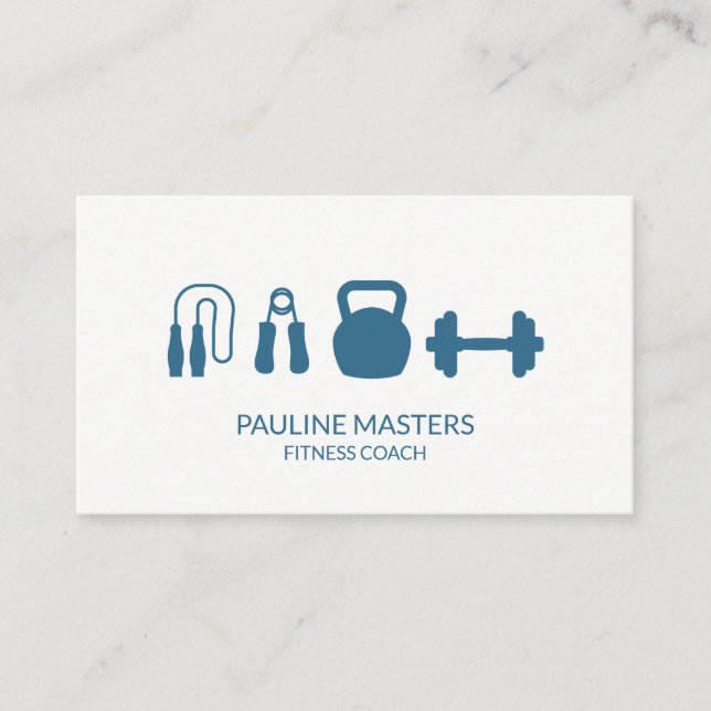 Kettle Bells Sprinter Fitness Coach Appointment Card (Front)