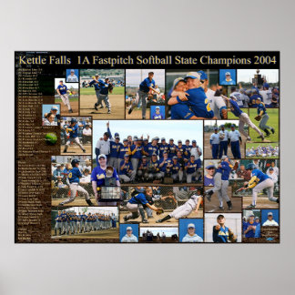 Kettle Falls 1A Fastpitch State Champions Poster