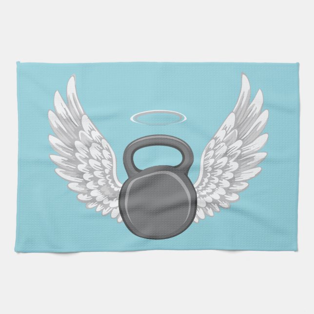 Kettlebell Heaven Kitchen Towel (Horizontal)