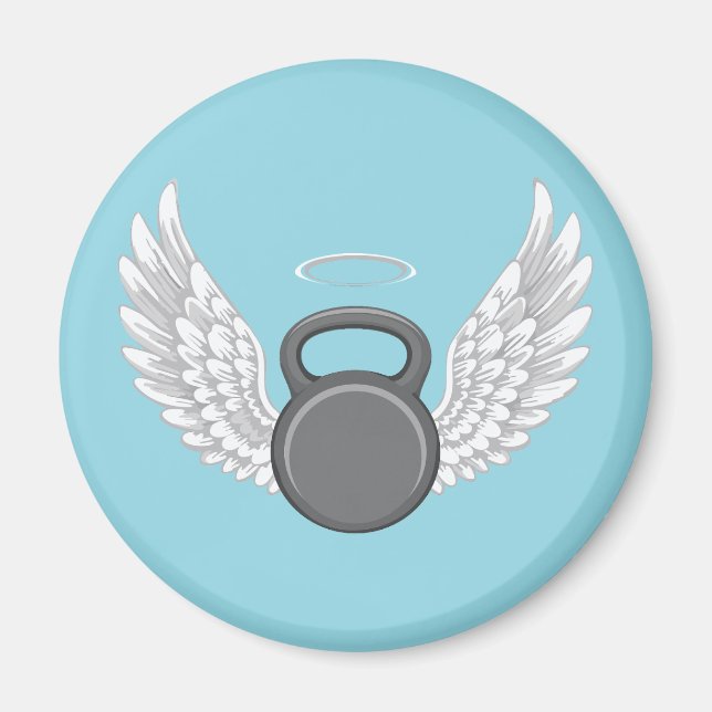 Kettlebell Heaven Magnet (Front)