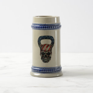 Kettlebell Skull Stein