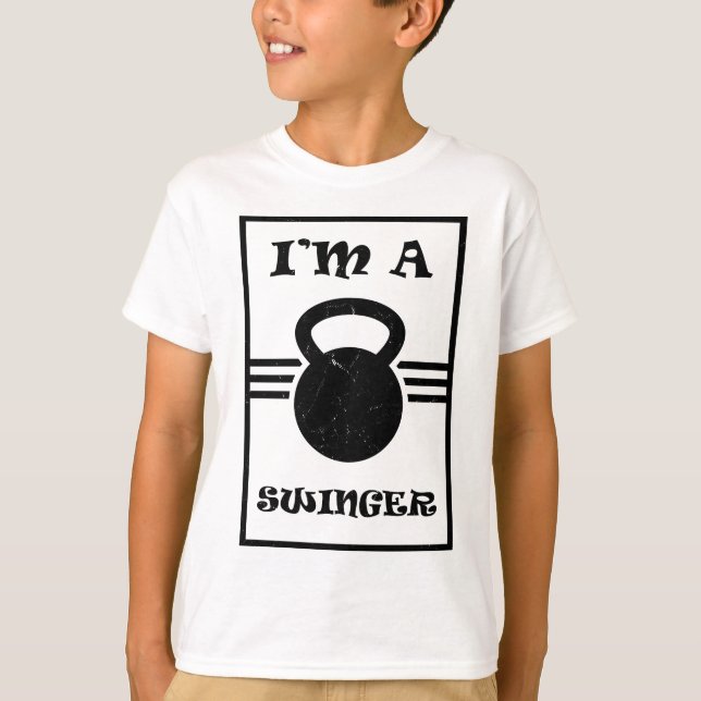 Kettlebell Swinger T-Shirt (Front)