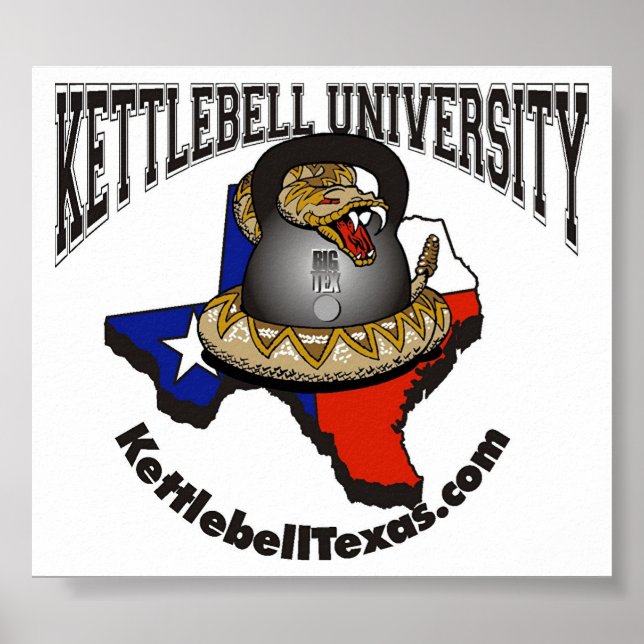 Kettlebell University large Poster (Front)