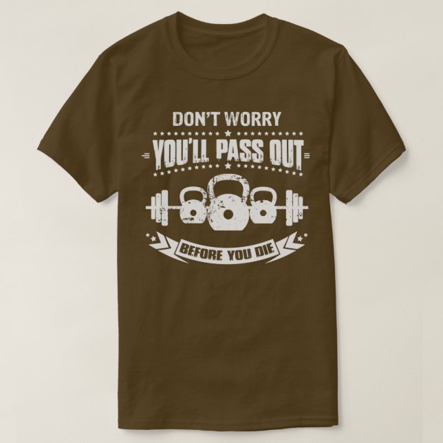Kettlebells  T-Shirt (Design Front)