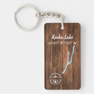 Keuka Lake Key Chain