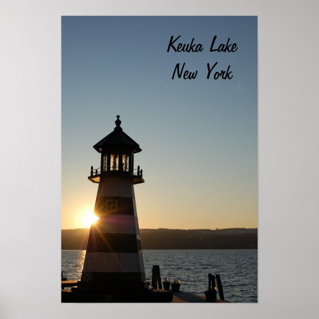 Keuka Lake Lighthouse Poster (Front)
