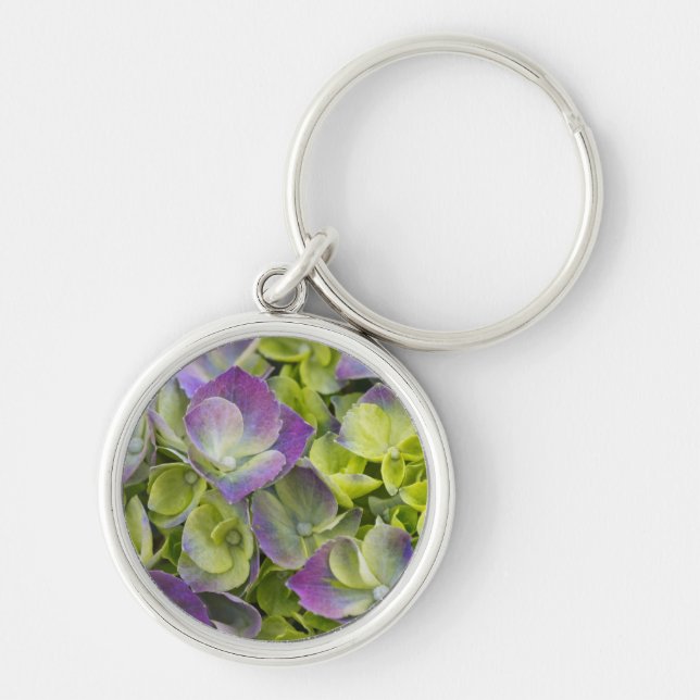 Keukenhof Garden Hydrangea Keychain (Front)