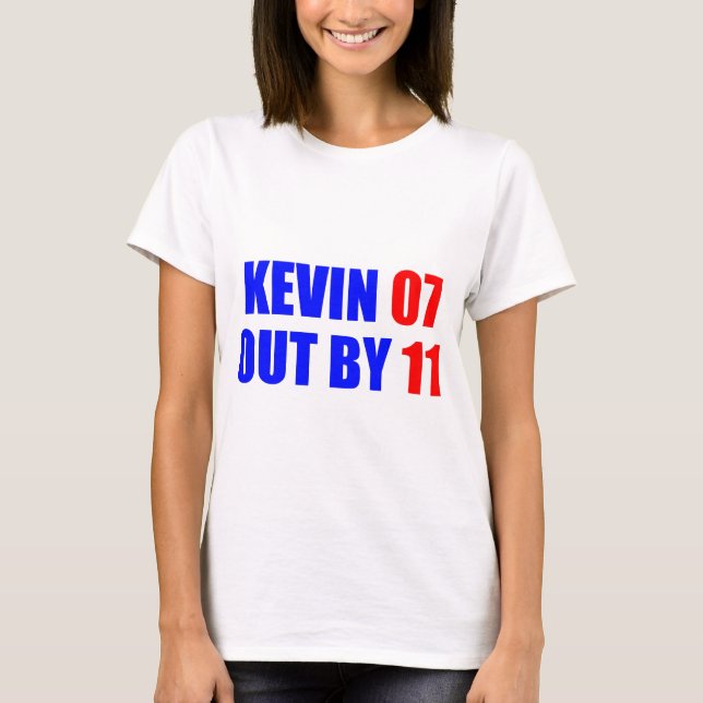 Kevin 07 Out by 11 Ladies t-shirt (Front)