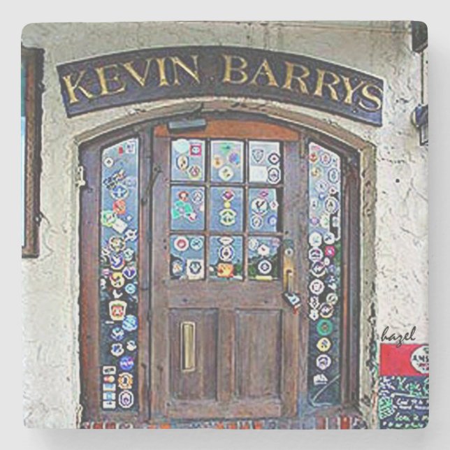 Kevin Barry's Savannah Marble Stone Coaster. Coaster (Front)