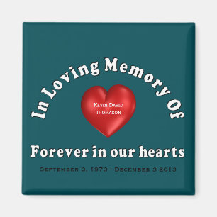 Kevin David Thomason Personalized Custom Memorial Magnet