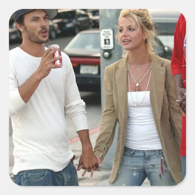 Kevin Ferdeline & Britney Spears Sticker (Front)