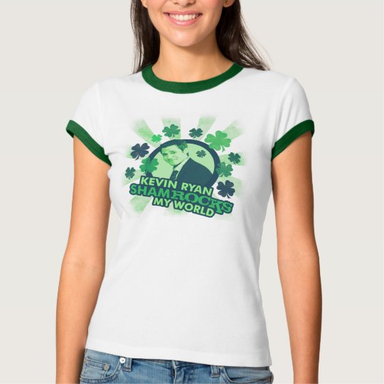Kevin Ryan from Castle "Shamrocks My World" Tshirt