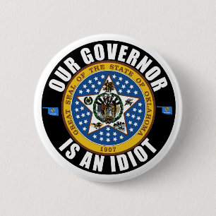 Kevin Stitt is an idiot 2 Inch Round Button