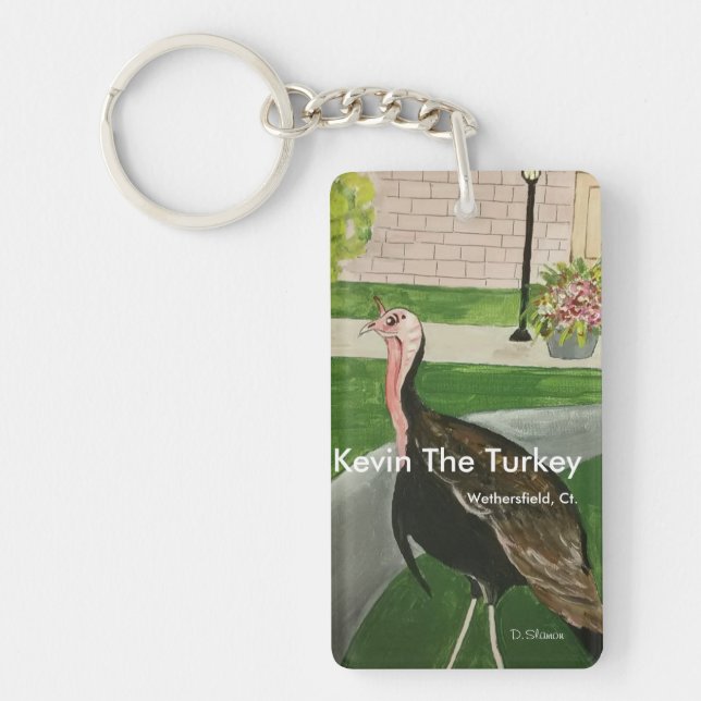 Kevin The Turkey Gifts Keychain (Front)