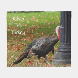 Kevin The Turkey - Old Wethersfield , CT Fleece Blanket