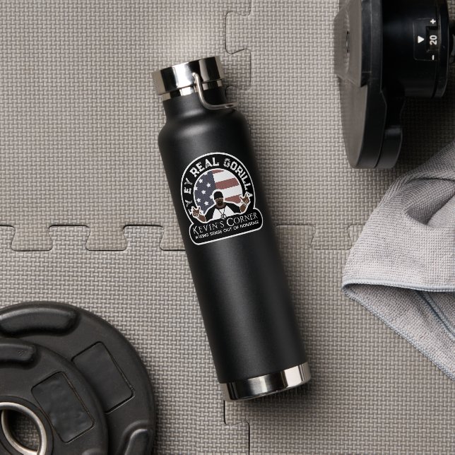 Kevin's Corner EY EY Real Gorilla Emblem Water Bottle (Gym)
