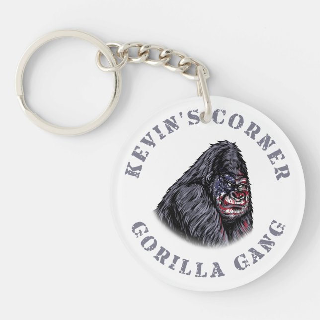 Kevin's Corner GORILLA GANG Keychain (Front)